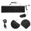 2Sets Simple Quiet Keyboard and Mouse Combo Stable No Latency Typing 9