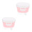 2Pièces Conteneur Poudre Lait Bébé Rose PP Étanche 5
