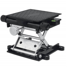 Table élévatrice de laboratoire, plateforme à structure stable certifiée avec système de mise à niveau automatique, en alliage d'aluminium pour