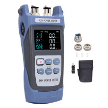 Contor compact de putere optică pentru testarea fibrei optice, dispozitiv de testare a trei lungimi de undă cu cip sensibil și selecție a