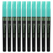 Marks on Most Surfaces, Great Gift Idea with Premium Metallic Paint Markers, Acid-Free Non-Toxic Ink for DIY Art on Wood Rock Stone Ceramic Glass