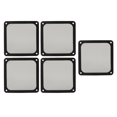 PC Case Fan Dust Filter with Magnetic Frame, Sturdy Nylon Mesh140mm Grill for Computer Cooling System Featuring Tiny Mesh Holes High Ventilation