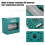 Emergency Exit Release Mechanism, Break Glass Fire Alarm with Durable Plastic Shell and Sandblasted Design, Compatible with Access Control System for 8
