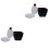 2Pcs Blue Painting Tool Bucket Lightweight Multifunction Pen Holder 3
