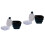 2Pcs Blue Painting Tool Bucket Lightweight Multifunction Pen Holder 4
