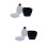 2Pcs Blue Painting Tool Bucket Lightweight Multifunction Pen Holder 7