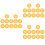 36Pcs Flexible Orange Silicone Stethoscope Accessories for Hospitals 6