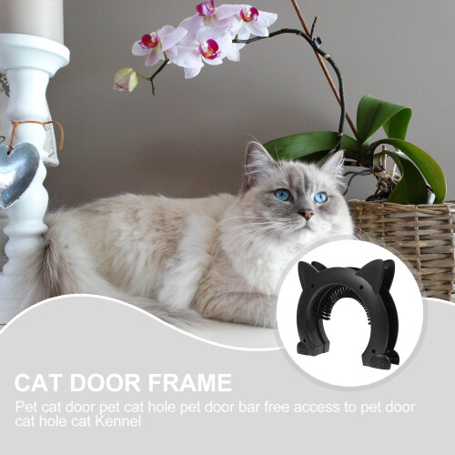 1Ensemble Porte Intérieure ABS Pour Animaux Avec 2