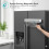 Magnetic Plastic Wrap Dispenser with Slide Cutter White ABS 3