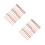 2Ensembles Mini Couverts Jetables Rose Gold En Ps Pour Décor Festif 5