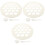 3Sets White Dumpling Maker Mold Multi-Hole for Home Kitchen Use 2