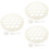 3Sets White Dumpling Maker Mold Multi-Hole for Home Kitchen Use 5