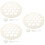 3Sets White Dumpling Maker Mold Multi-Hole for Home Kitchen Use 6