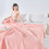 Summer Quilt Pink 100x150cm Breathable Cooling Comforter 6