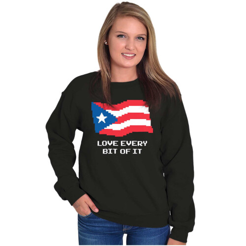 Puerto Ricas stolthed-sweatshirt, unisex flagdesign 2