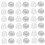 100Pièces Boîtes Packaging Desserts Transparent Réutilisable 10