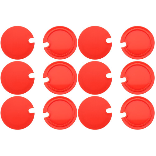 12Pièces Couvercles Rouge Pour Mug Protection Poussière 1