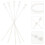 400Pcs Nylon Cable Ties Black Strong Self-Locking Zip Ties for Fixing 10