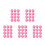 60Pcs Rose Floating Party Candles Smokeless 3