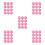 60Pcs Rose Floating Party Candles Smokeless 5