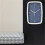 Modern living room rectangular clock with silent and simple battery power 6