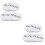 10Pièces Marques De Blancs Accessoires Pour Jeux Amusants 5