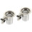 2Pcs Silver Metal Tea Filter Insert Practical Home Tea Accessories 3