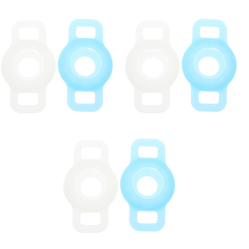 6Pcs Durable Collar Tracer Silicone Covers for Pet Protection 2