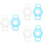 6Pcs Durable Collar Tracer Silicone Covers for Pet Protection 6