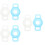 6Pcs Durable Collar Tracer Silicone Covers for Pet Protection 7
