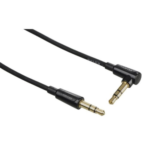 Hama Cabo espiral - HAMA - Conector macho 3,5 mm 90 - Conector macho estéreo - Preto 1