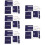 5Sets Durable DIY Bag Material Dark Blue PU Craft Supplies 11