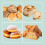 Brotkasten mit Bambusdeckel - Retro-Design, Metallgehäuse 5