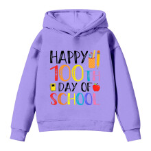 100 Days of School Hoodie Kids Long Sleeve