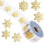 Αυτοκόλλητα Snowflake Clear Envelope Seals Holiday Label για διακόσμηση πάρτι με χαρτόνι 5