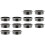 12Pcs Nylon Desk Wire Hole Covers Cable Caps for Computer Tables 4