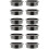 12Pcs Nylon Desk Wire Hole Covers Cable Caps for Computer Tables 5