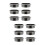 12Pcs Nylon Desk Wire Hole Covers Cable Caps for Computer Tables 7