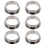 12Pcs Nylon Desk Wire Hole Covers Cable Caps for Computer Tables 11