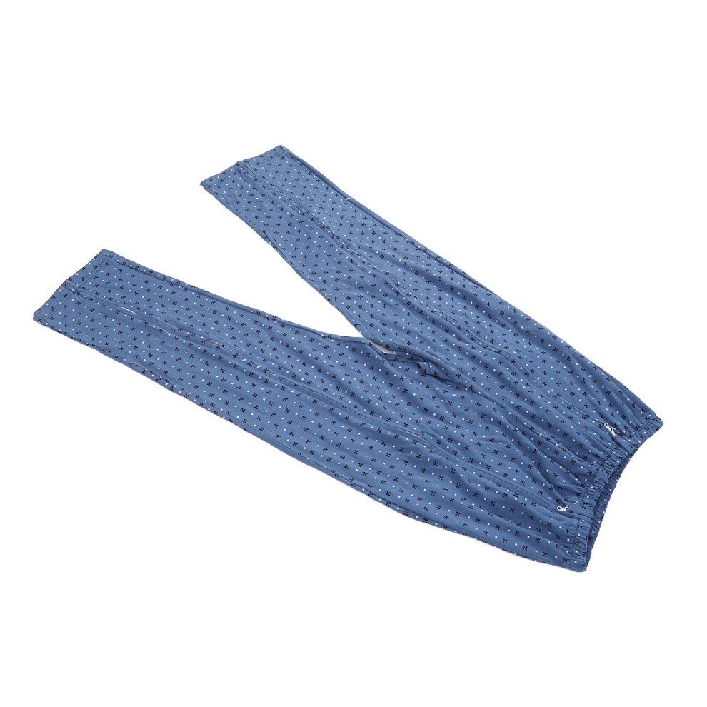 Patient Pants with Side Zipper, Cotton, L-2XL, Post Surgery Bedridden Clothing