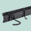 Wall Bike Rack with Rail - Holds Multiple Bicycles 7