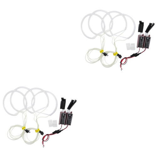 8Pcs Assorted Color Angel Eyes Headlights Low Power Consumption 2