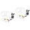 8Pcs Assorted Color Angel Eyes Headlights Low Power Consumption 4