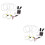 8Pcs Assorted Color Angel Eyes Headlights Low Power Consumption 6