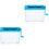 2Pcs Compact Blue Hand Shredder Small Paper Shredder for School Office 6