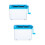 2Pcs Compact Blue Hand Shredder Small Paper Shredder for School Office 10