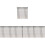 500Pcs White Nylon Cable Ties with Screw Holes Self-Locking Fixing Use 4
