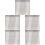 500Pcs White Nylon Cable Ties with Screw Holes Self-Locking Fixing Use 5