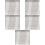 500Pcs White Nylon Cable Ties with Screw Holes Self-Locking Fixing Use 6