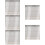 500Pcs White Nylon Cable Ties with Screw Holes Self-Locking Fixing Use 10